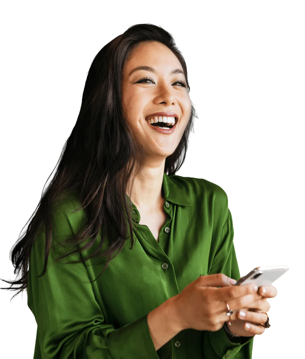 Person using phone